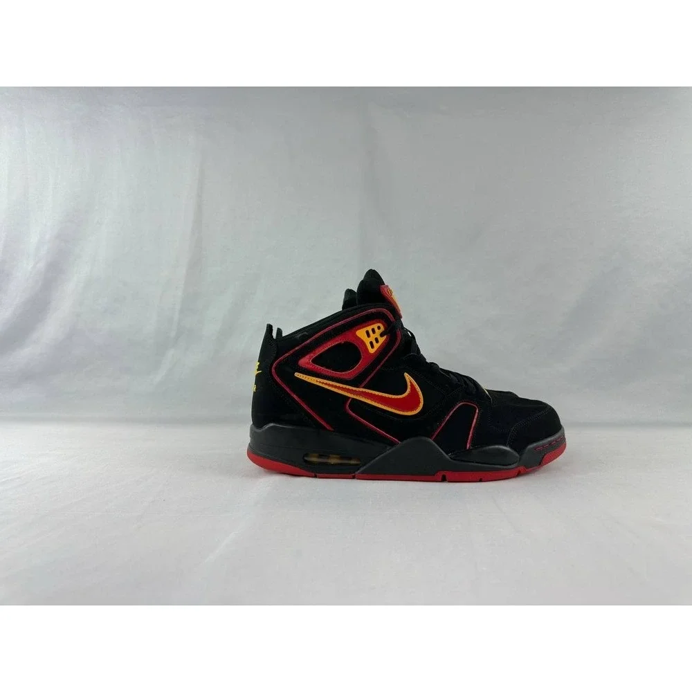 Nike Air Flight Falcon 'Black Red' 2012 Men's 397204-068 Size 12